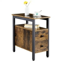 Kids Bookshelf 2 Tier Office RIIPOO Small Bookcase Nursery Small Spaces Sofa Nightstands White for Living Room Bedside End Table Bedroom